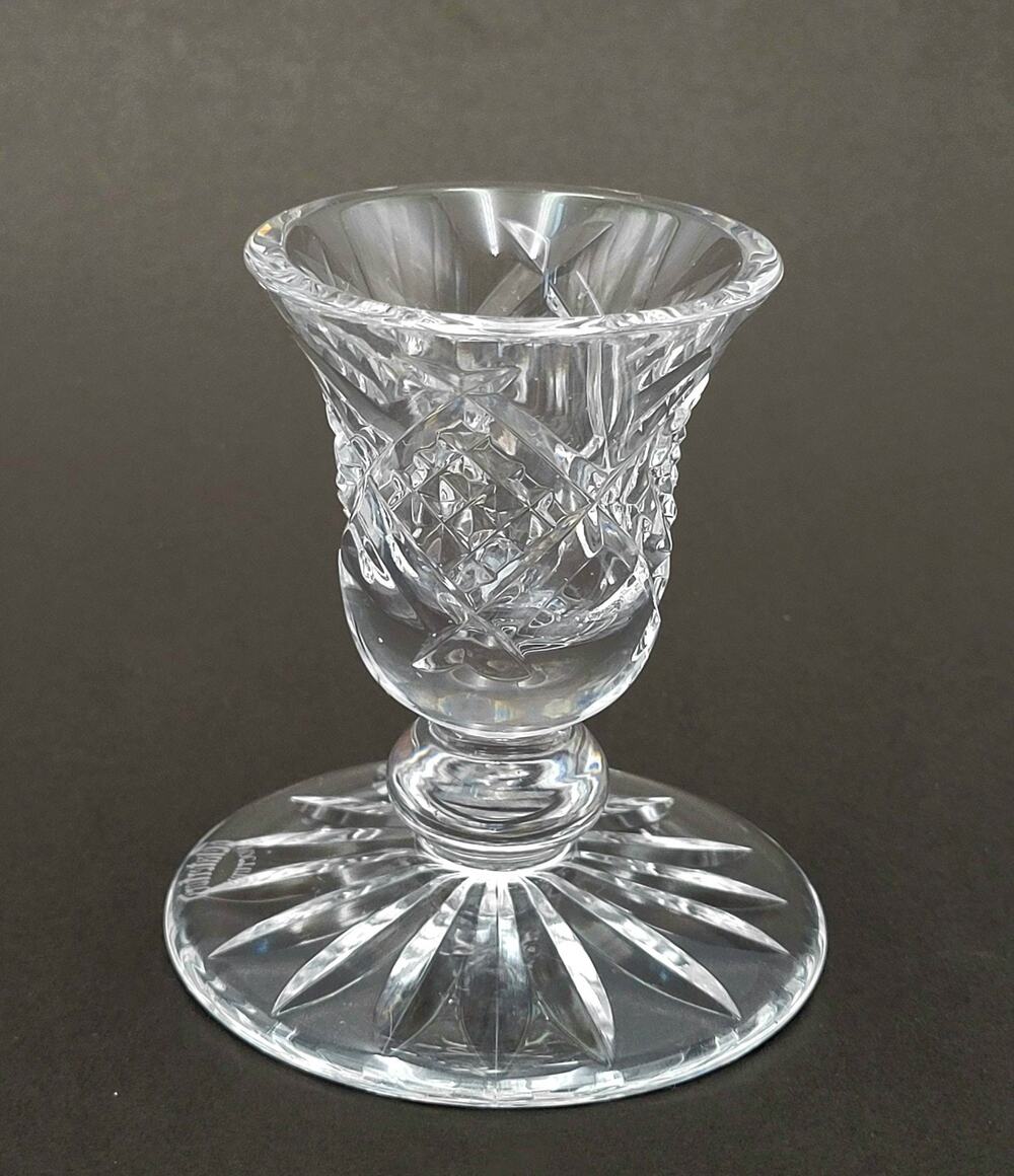 Waterford Crystal Nocturne Candlestick Holder 3” Vtg